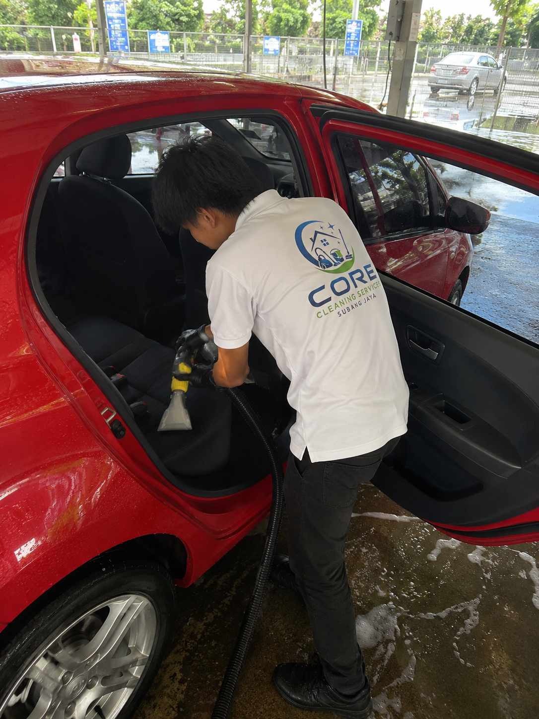Car interior detailing in Subang Jaya