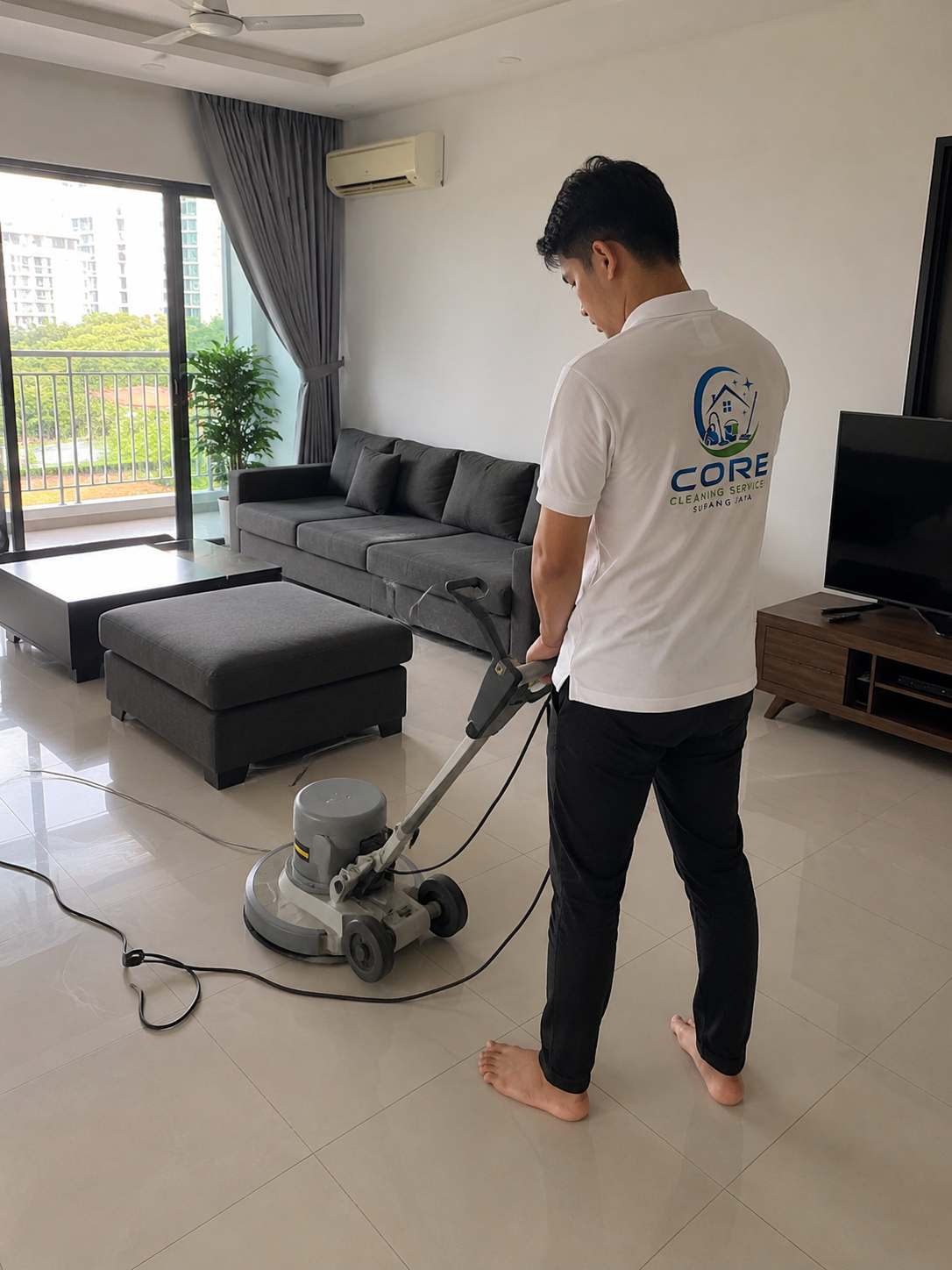 Core Cleaning Services Subang Jaya specialist at work in Subang Jaya