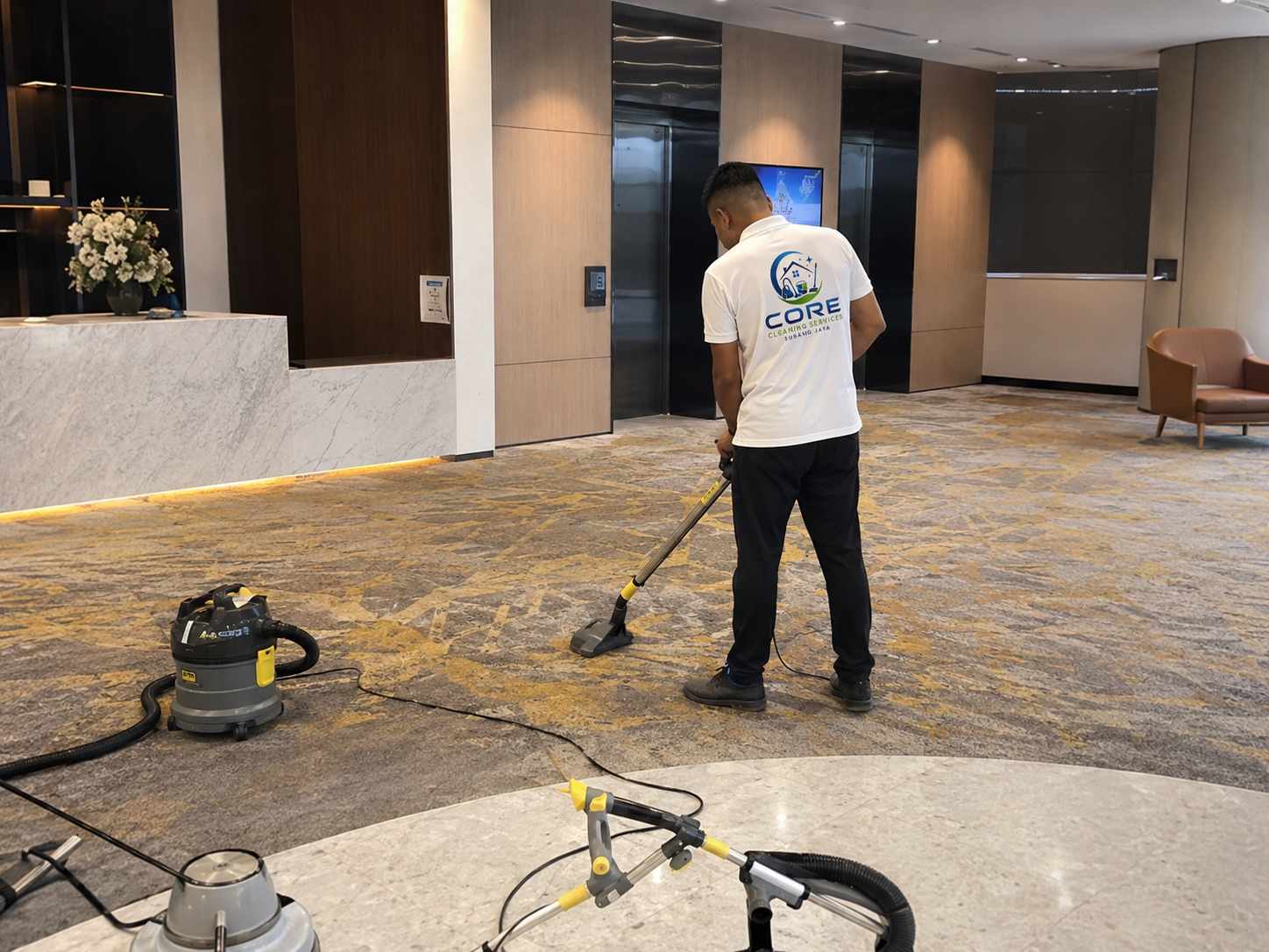 Marble floor polishing in Subang Jaya
