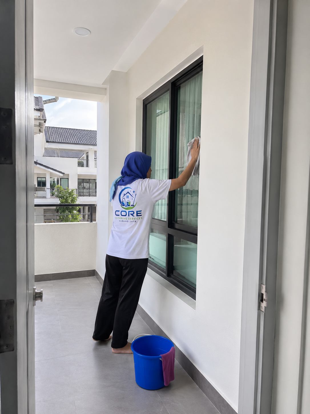 Core Cleaning Services Subang Jaya specialist at work in Subang Jaya